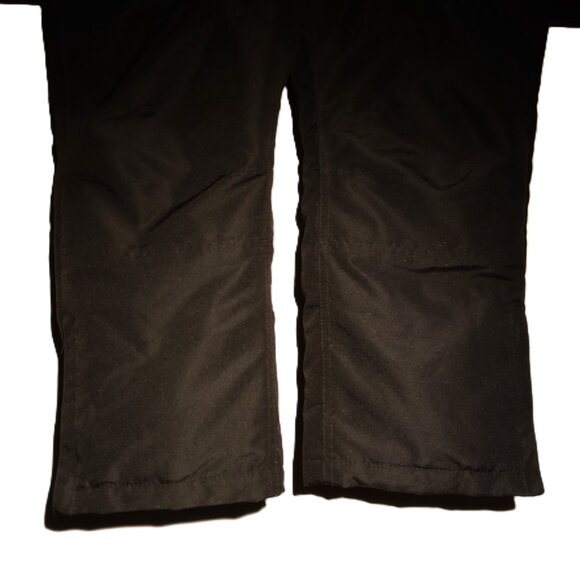 Athletech Snow Ski Bibs Youth Medium (8) Black Poly Boy/Girl Zip Pockets NWOT - Picture 5 of 13